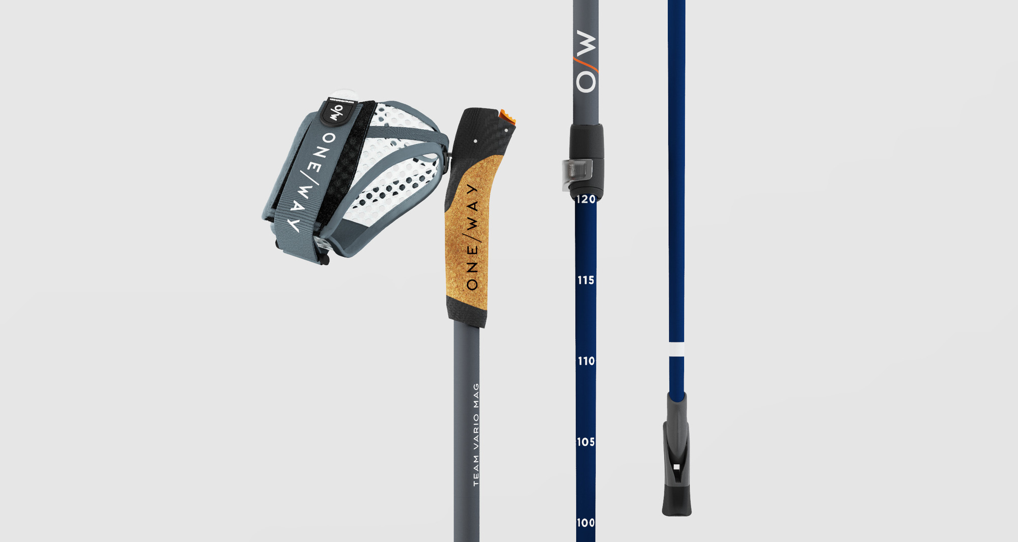 One Way - Nordic Walking Stöcke TEAM VARIO MAG 