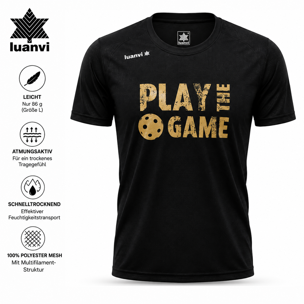 HALE | Floorball - Trainingshirt „Play the Game“ - made by luanvi