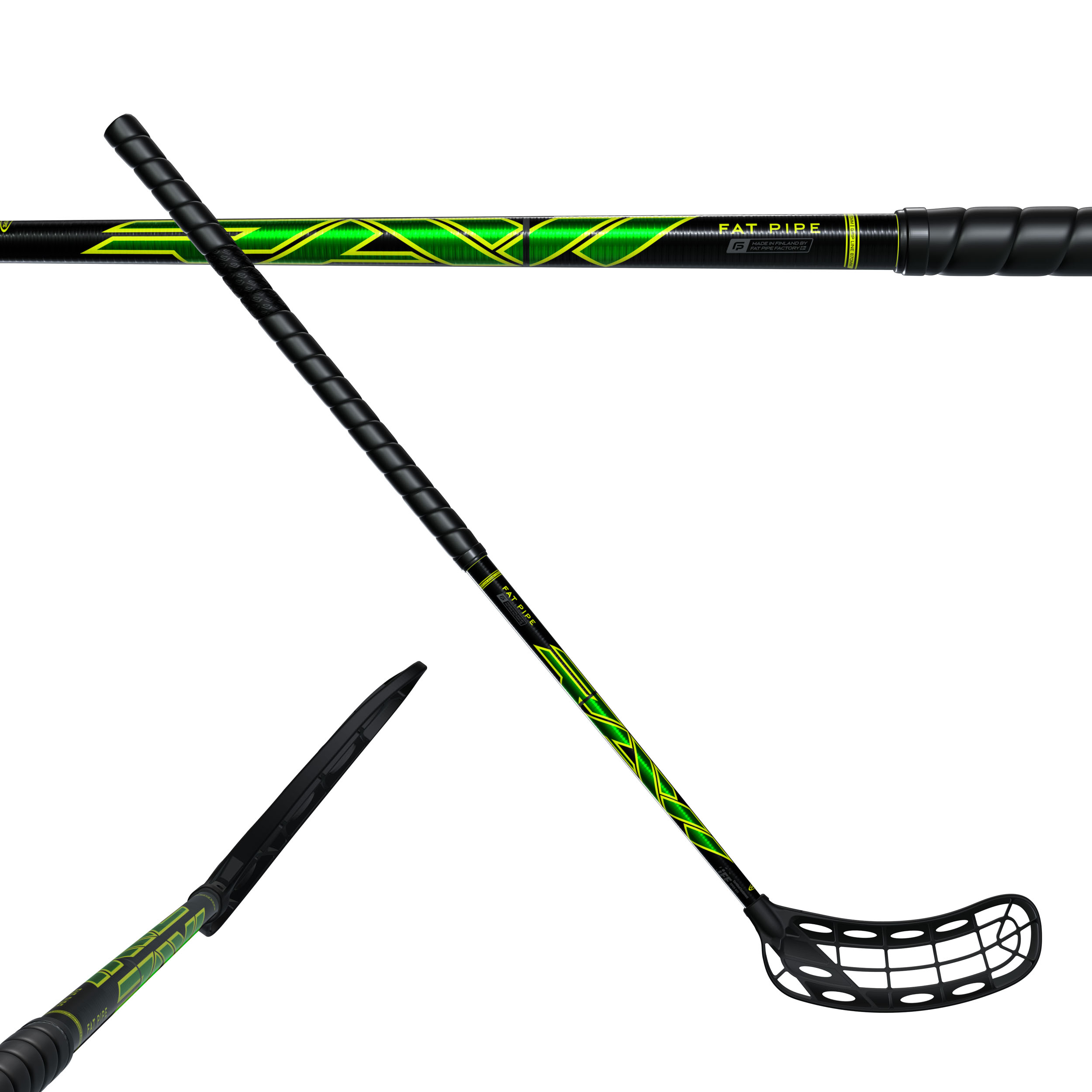 Fat Pipe Floorballschläger Raw Concept 31 Jab FH2