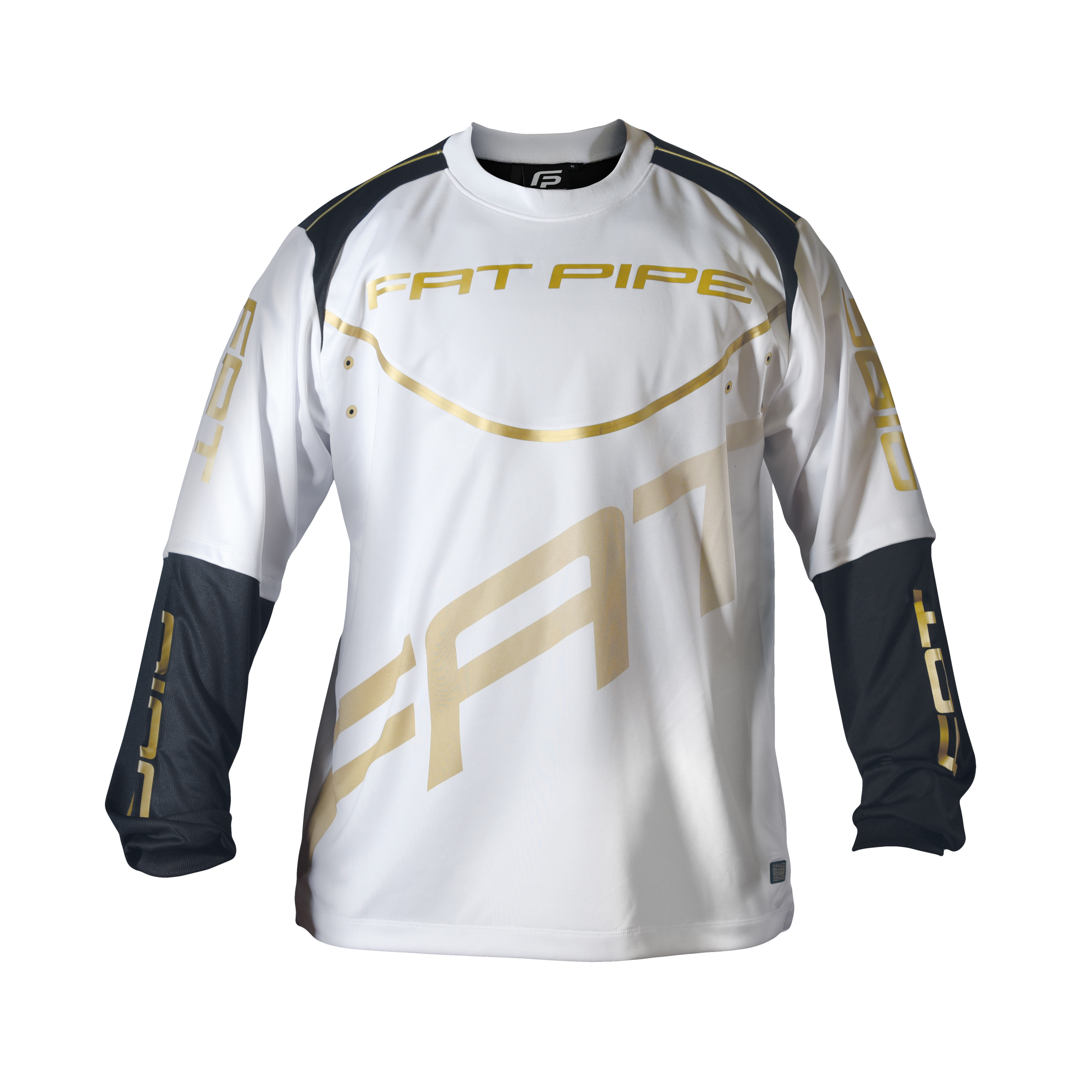 Fat Pipe Torhüter Shirt weiß