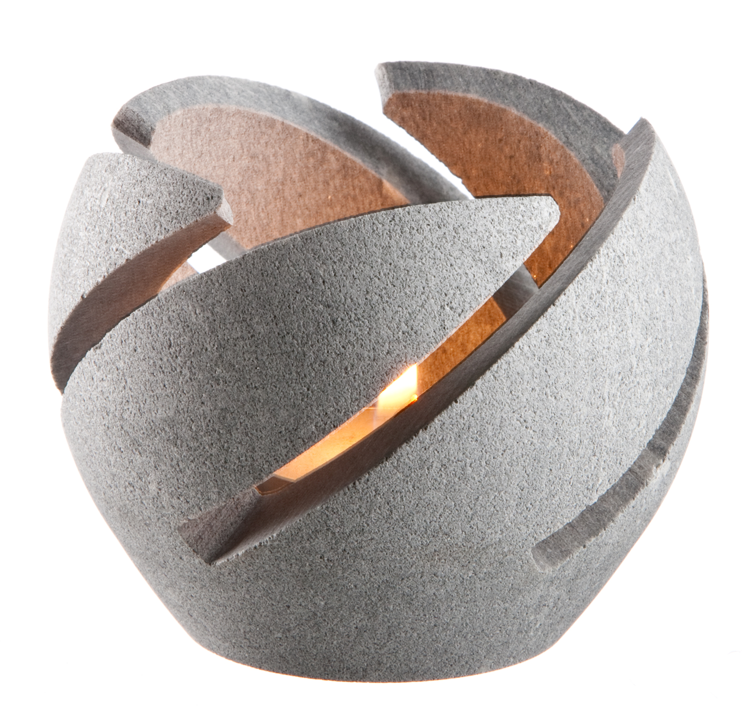 Hukka Design Speckstein Leuchte Tulikukka
