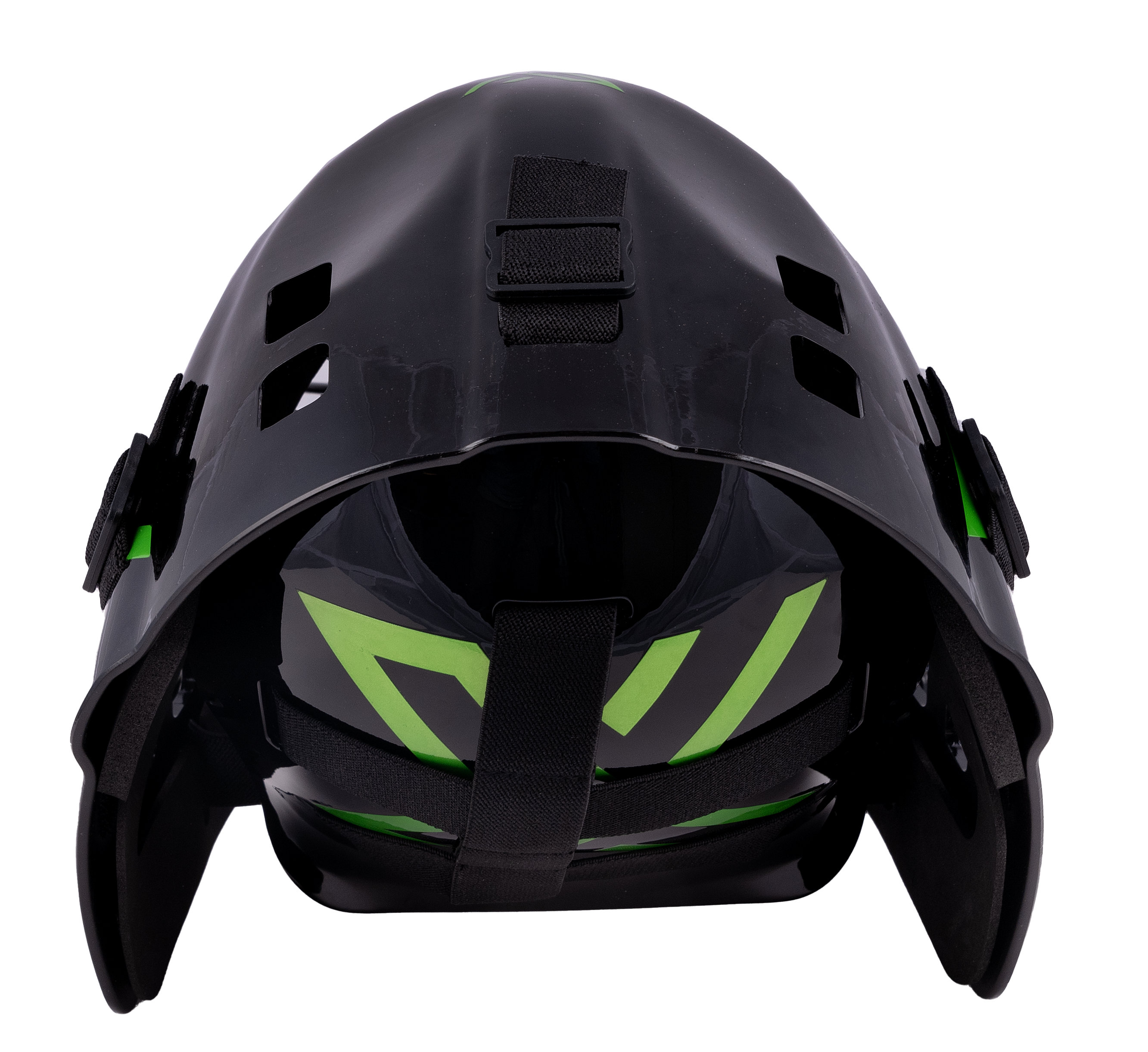 OXDOG | XGUARD Junior Floorball Torhütermaske black/green – IFF & CE geprüft