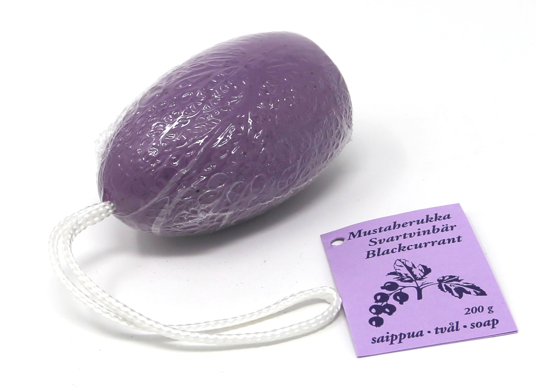 vaasa-saippua-blackcurrant-seife-am-band2 Natur Seife mit Band