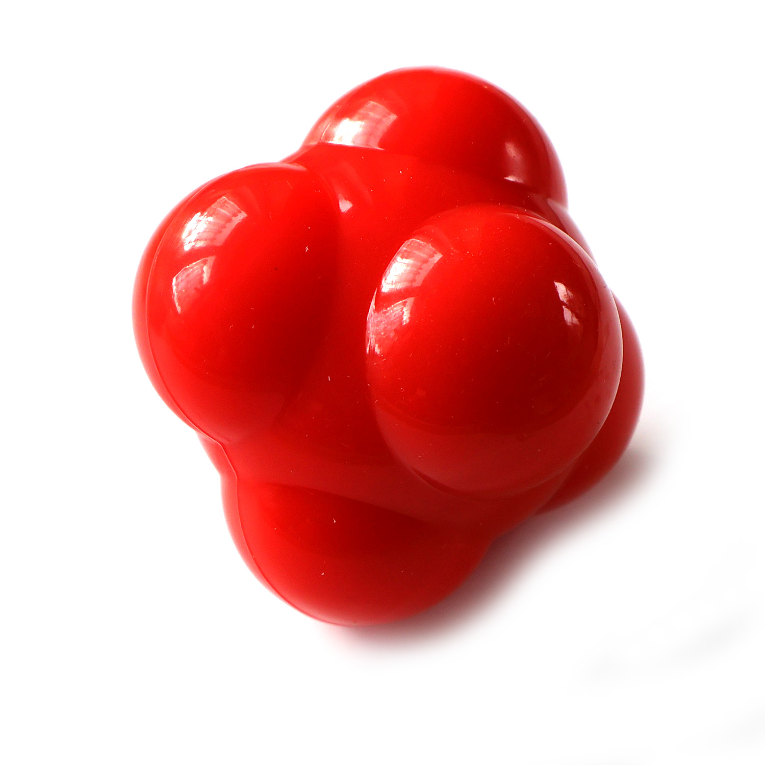HALE | Reaktionsball - 7 cm - inkl. Anleitung mit Übungsbeispielen (rot)