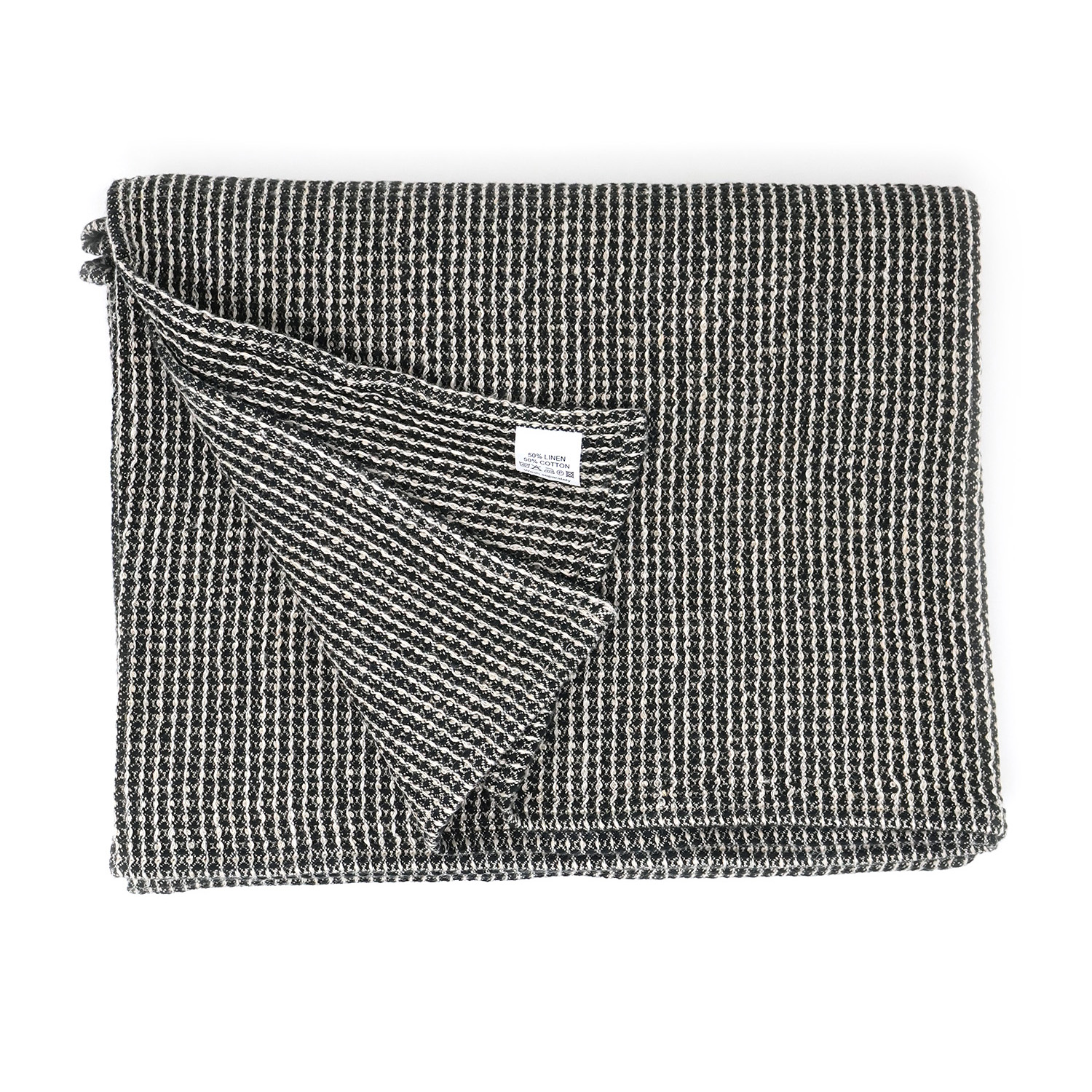sositex - Sports Line Handtuch in zwei Größen, Natural/Black