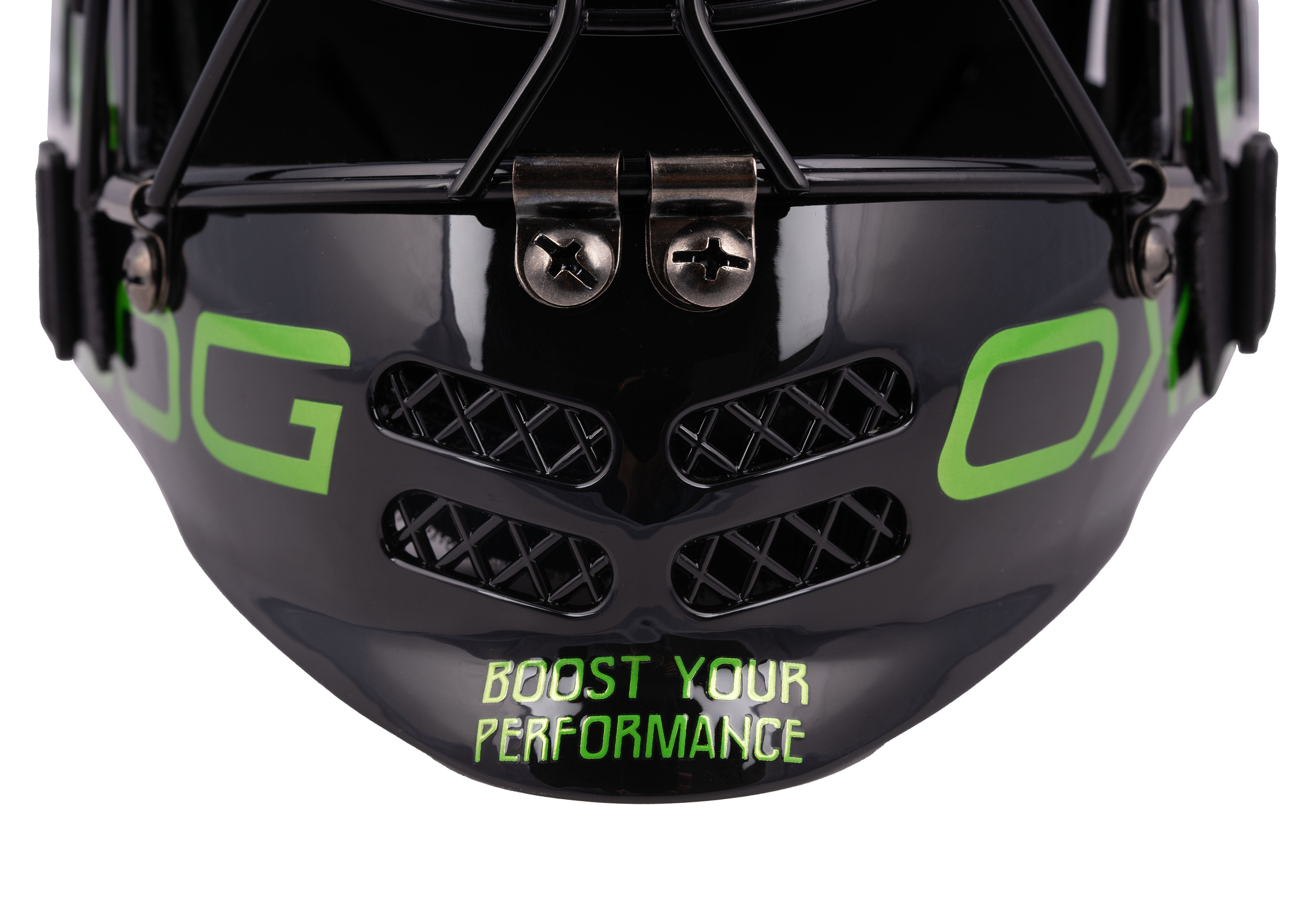 OXDOG | XGUARD Junior Floorball Torhütermaske black/green – IFF & CE geprüft