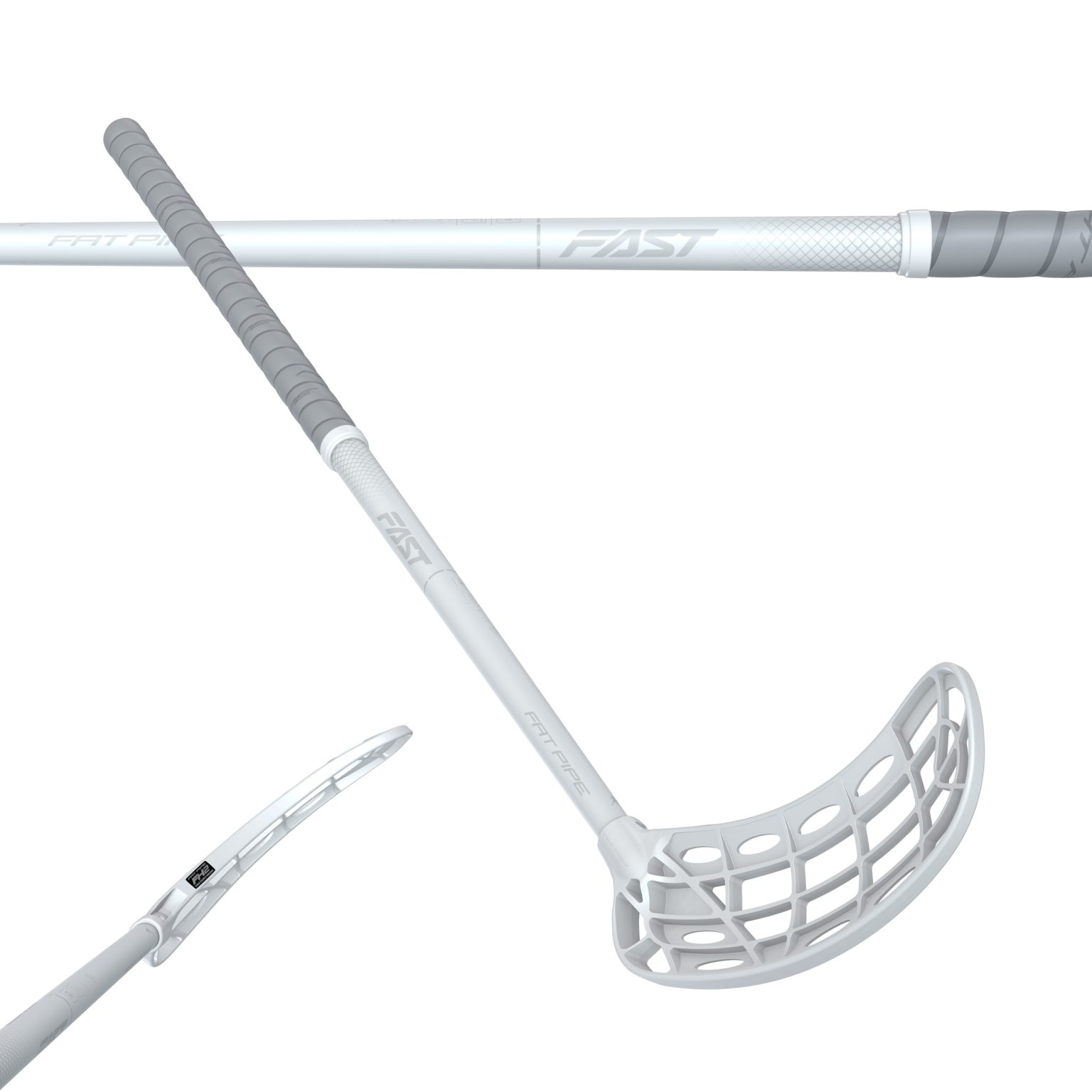 Fat Pipe | FAST31 Floorballschläger Junior – Flex 31 – SILK Blade – White