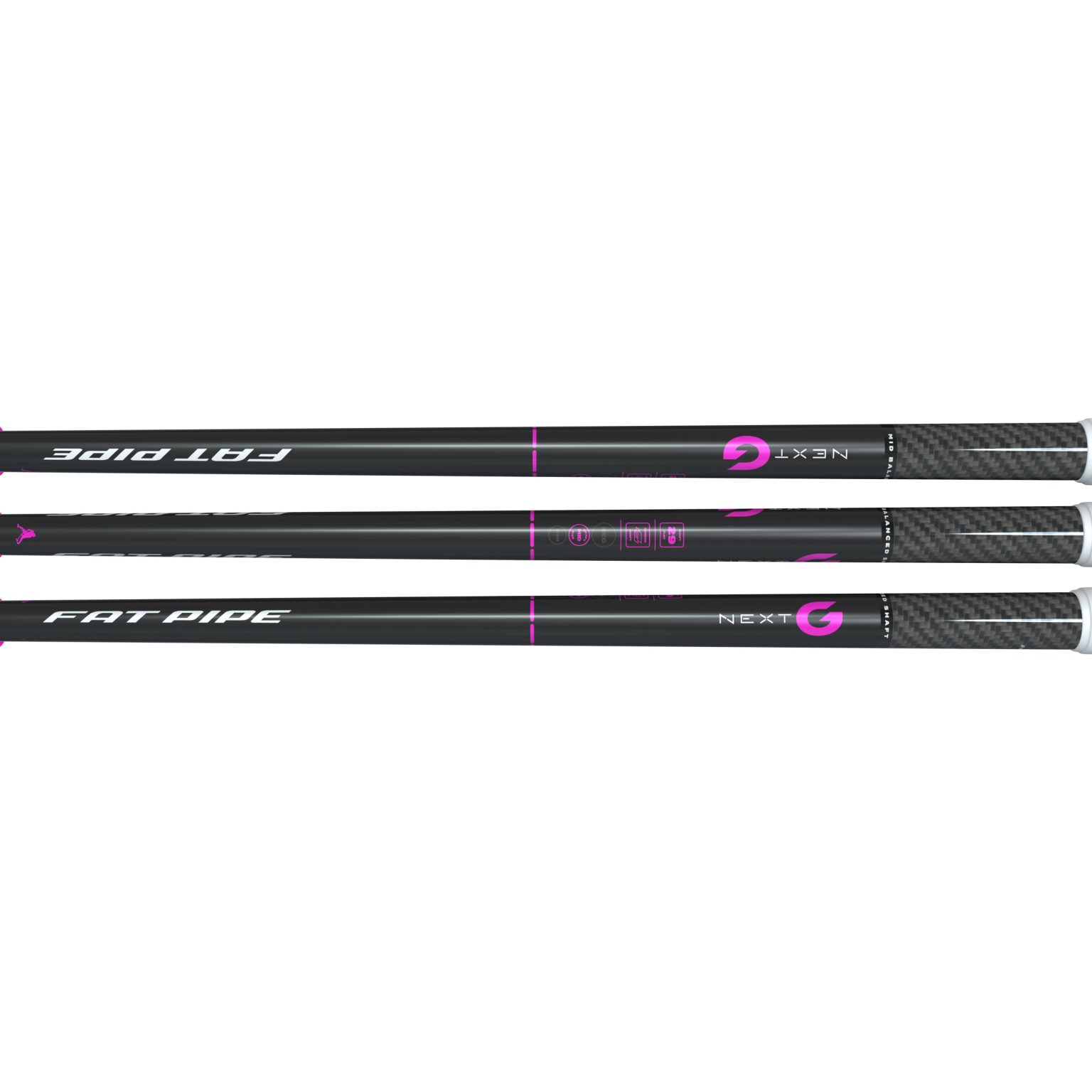 Fat Pipe | NEXT-G 29 CTRL SLICKS FH2 Floorballschläger – Carbon, Flex 29, IFF