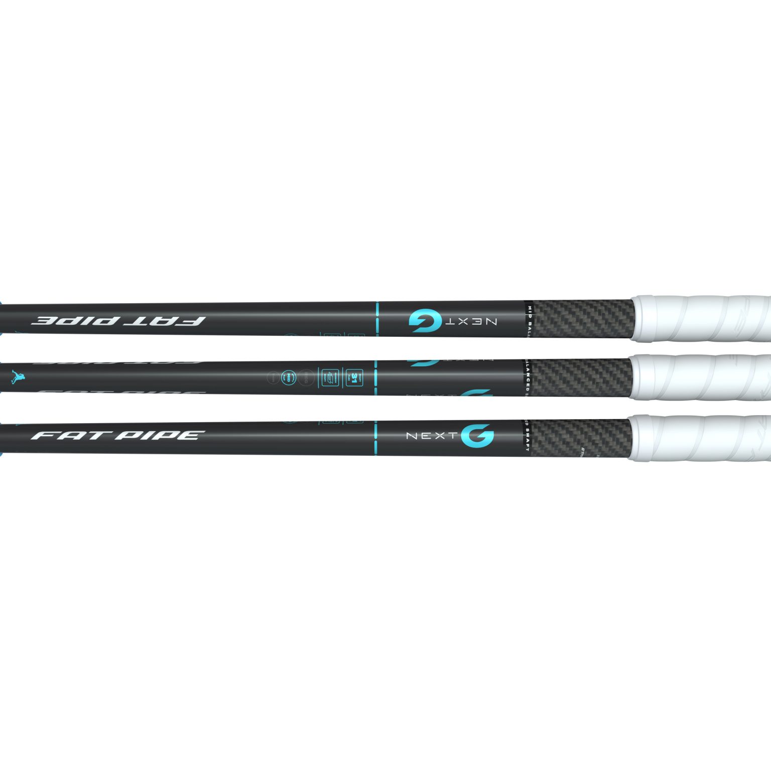 Fat Pipe | NEXT-G 31 CTRL SLICKS FH2 Floorballschläger – Carbon, Flex 31, IFF