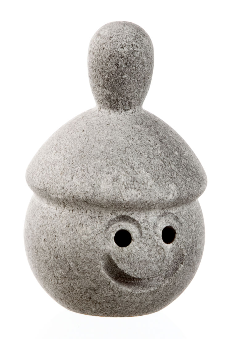 Hukka Design - Elli - vielseitiger Wichtel als Deko, Talisman, Massagestein oder Glücksbringer