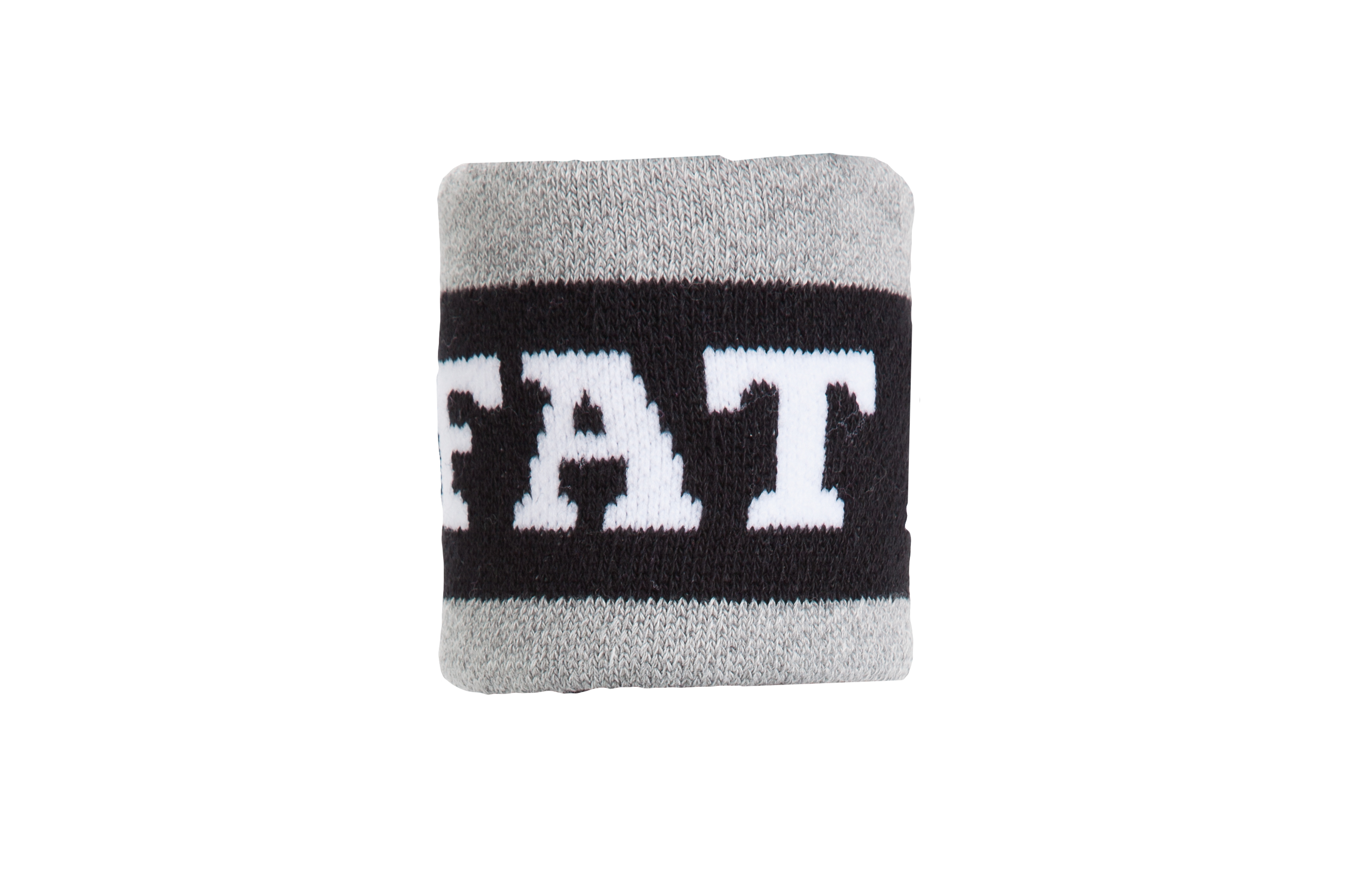 FAT PIPE Schweißband - grau/schwarz