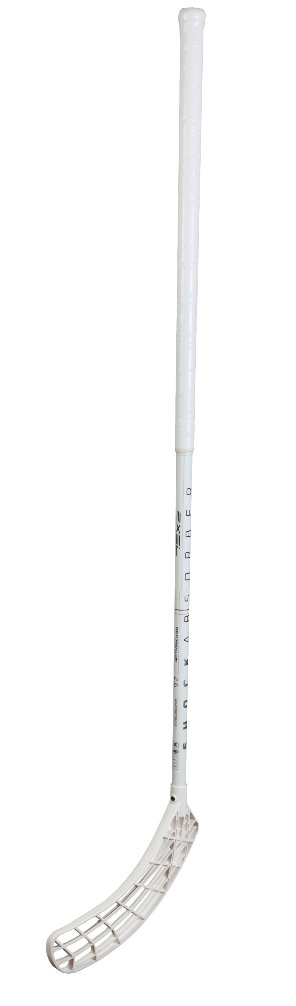 EXEL | SHOCK ABSORBER Carbon Floorball Schläger – AIR Schaufel, White, Flex 29