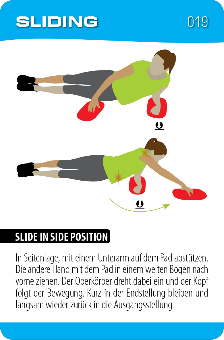 Trainingskarten Übungsanleitung Sliding