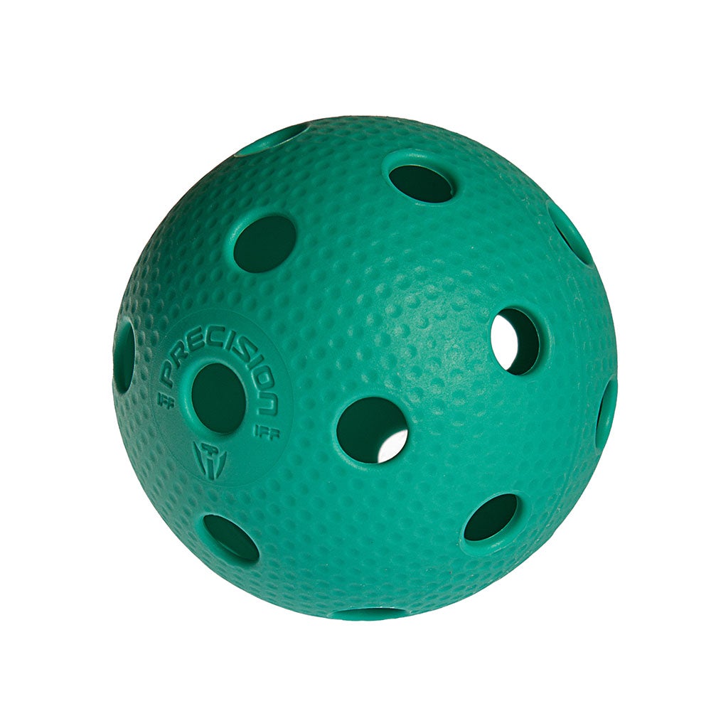 Precision_ball-green Exel Precisison Floorball