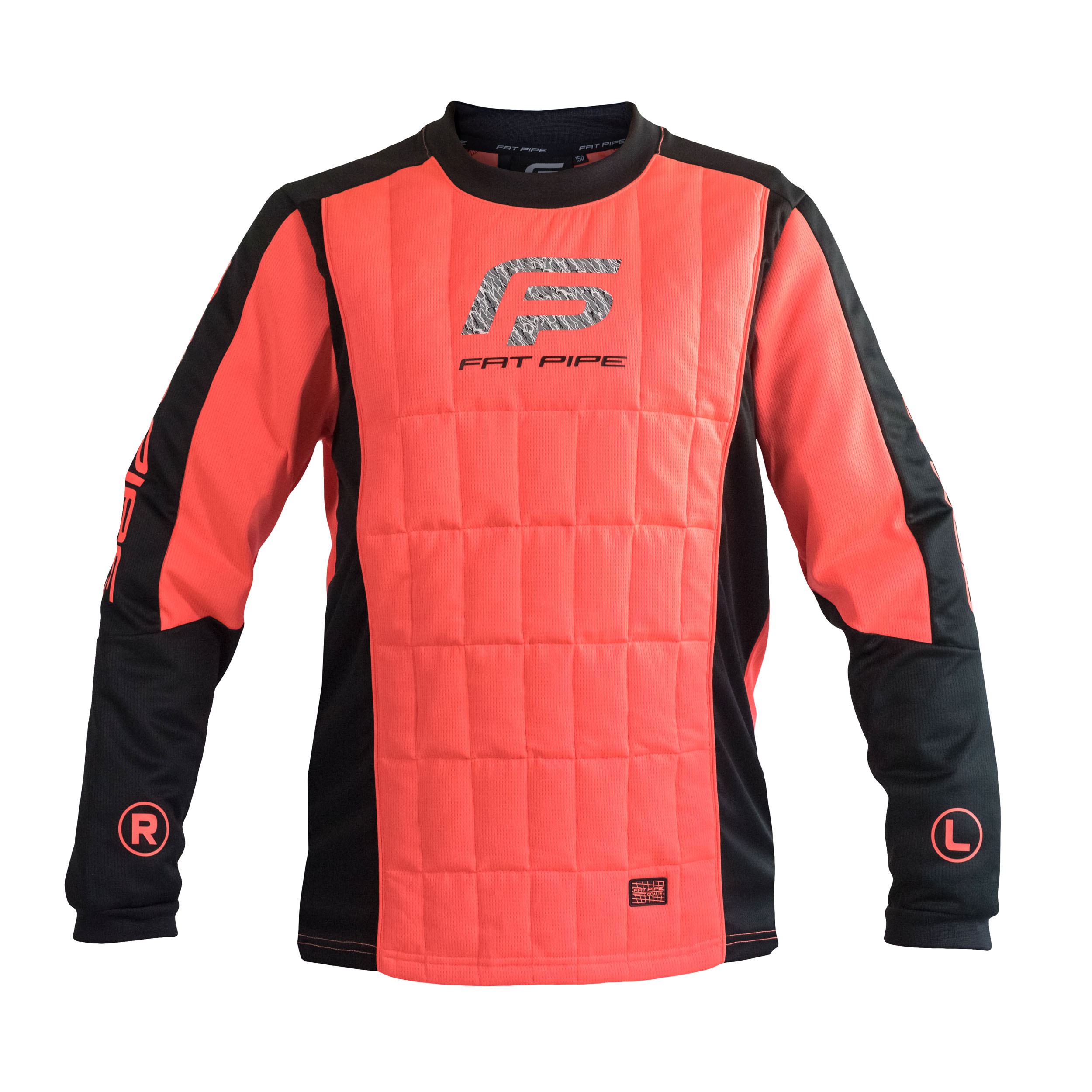 Fat Pipe wattiertes Torhüter-Shirt Junior