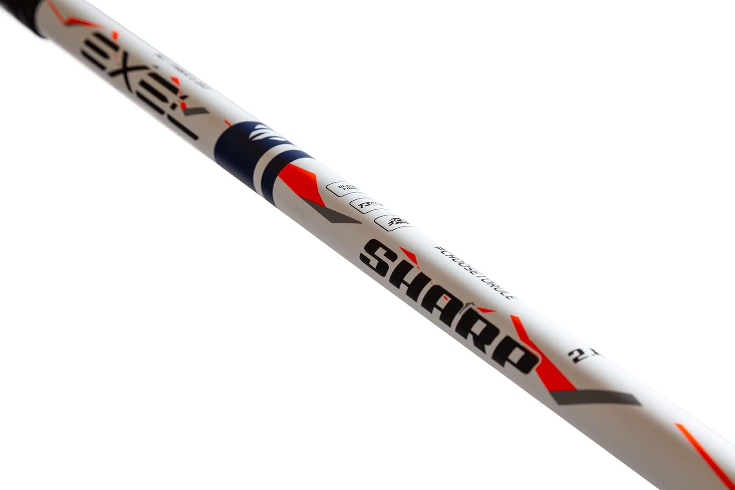 EXEL | SHARP White/Orange Floorballschläger – Jugend & Einsteiger, Flex 3.4