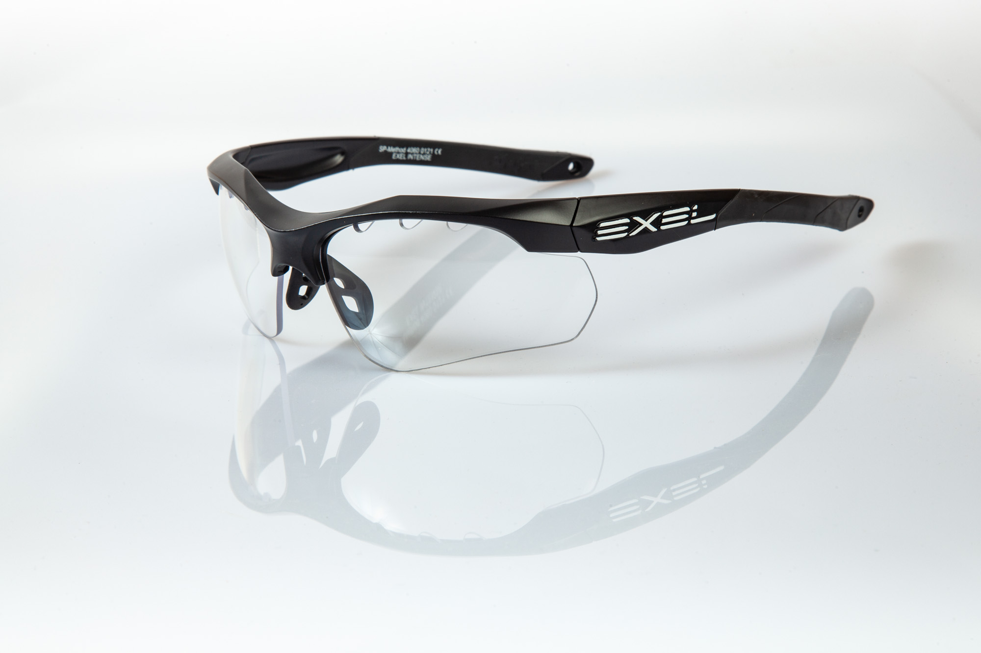 EXEL Floorball Schutzbrille INTENSE Eyeguard, schwarz