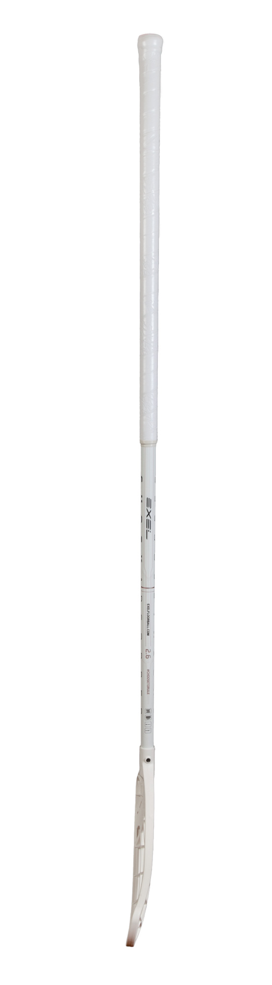 EXEL | SHOCK ABSORBER Carbon Floorball Schläger – AIR Schaufel, White, Flex 29