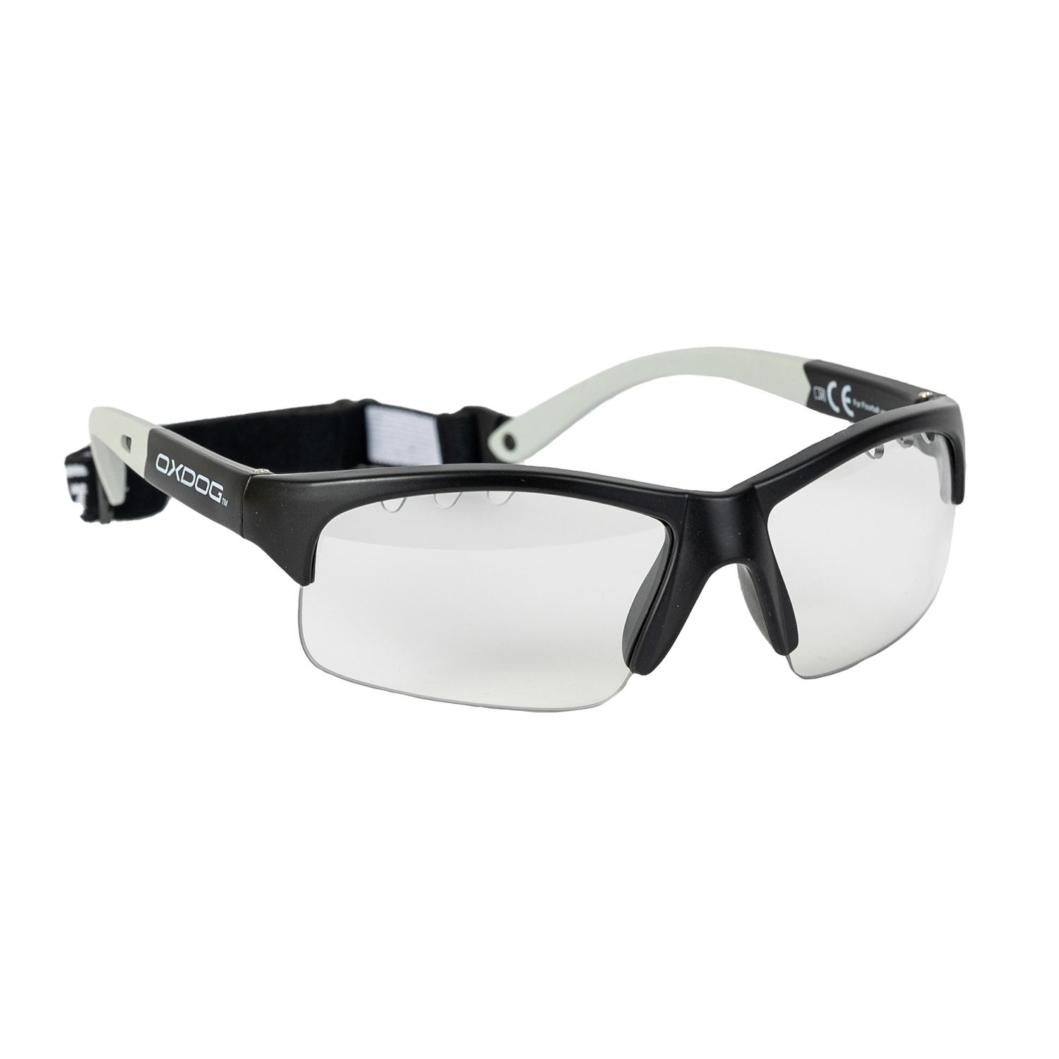 OXDOG - Floorball Schutzbrille FUSION Kids (5-9 Jahre), Black