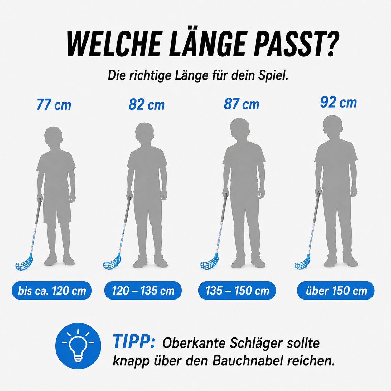 Fat Pipe | T-CORE 31 CTRL Floorballschläger Junior – Baby Blue